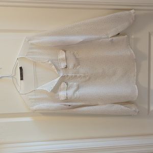 Cream Long Sleeved Blouse